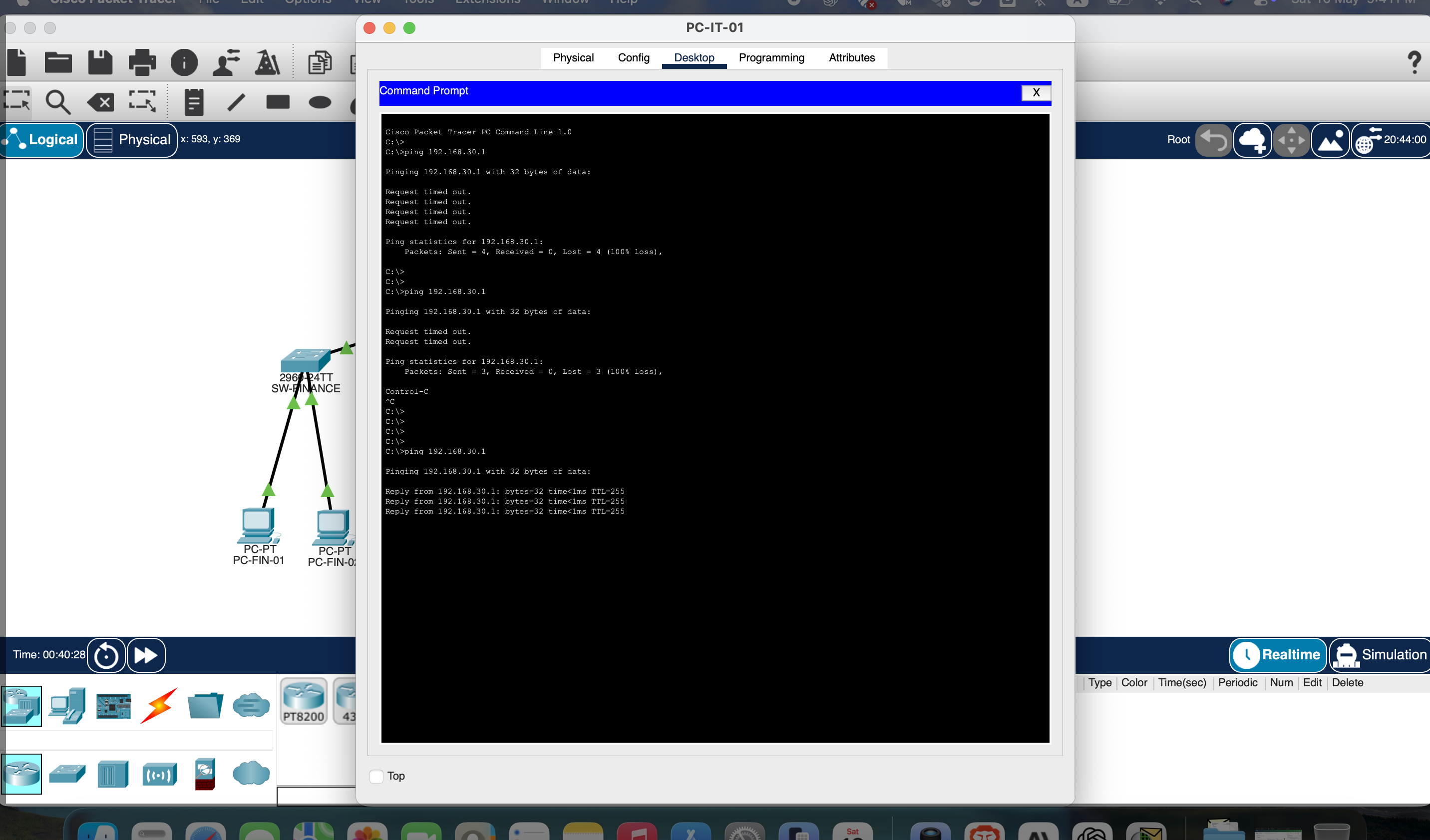 Packet Tracer troubleshooting screenshot 06