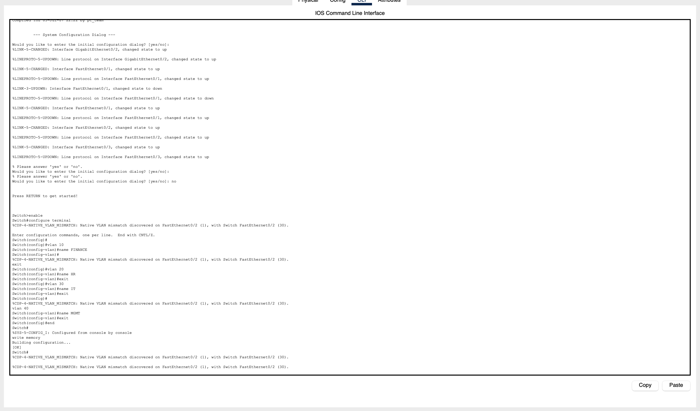Packet Tracer validation screenshot 12