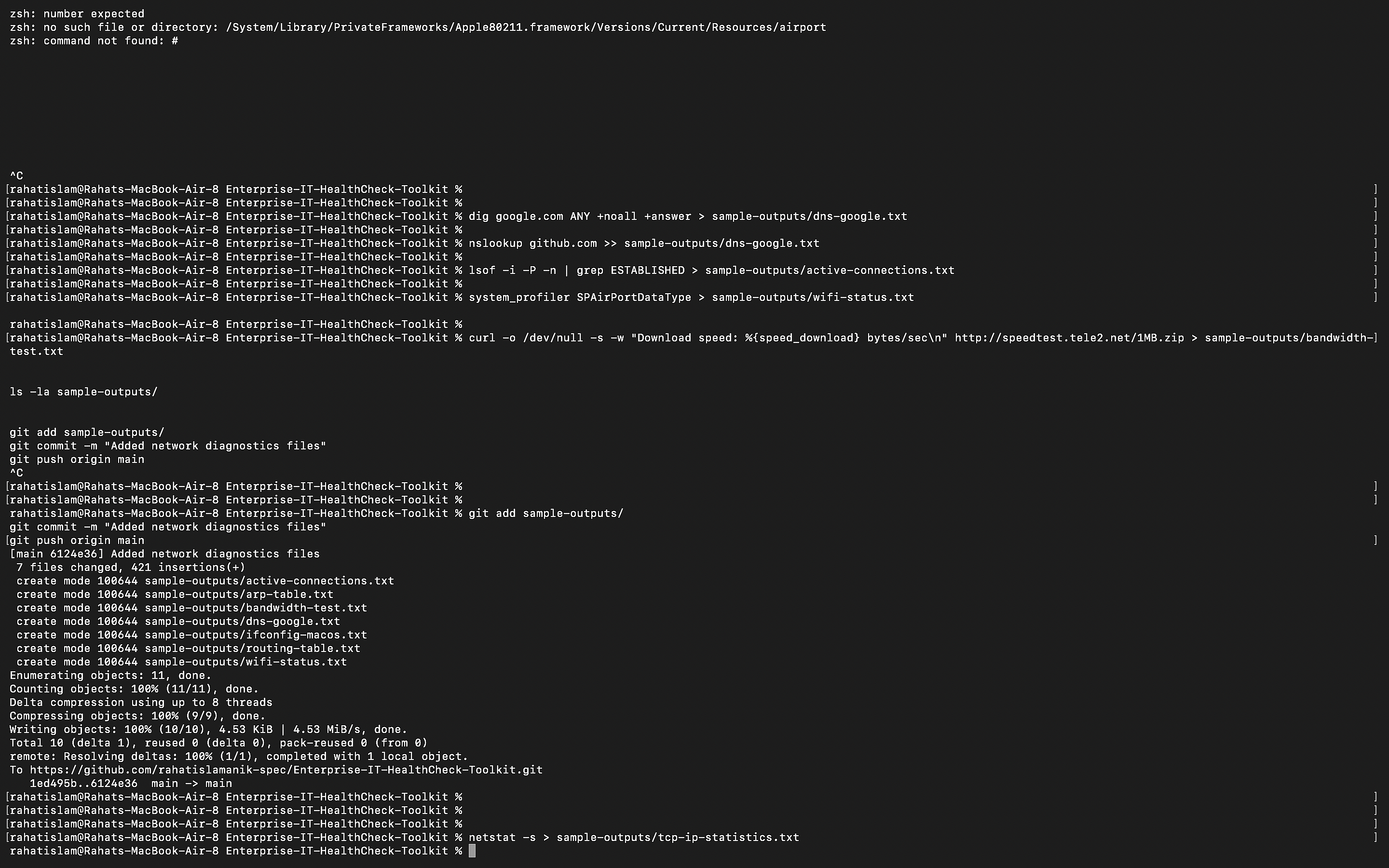 Git History