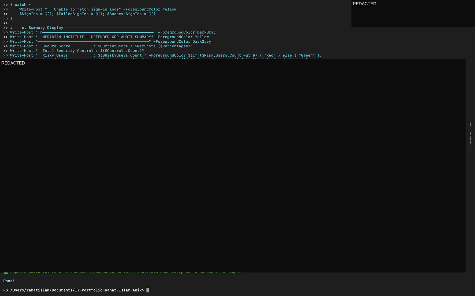 Script Execution