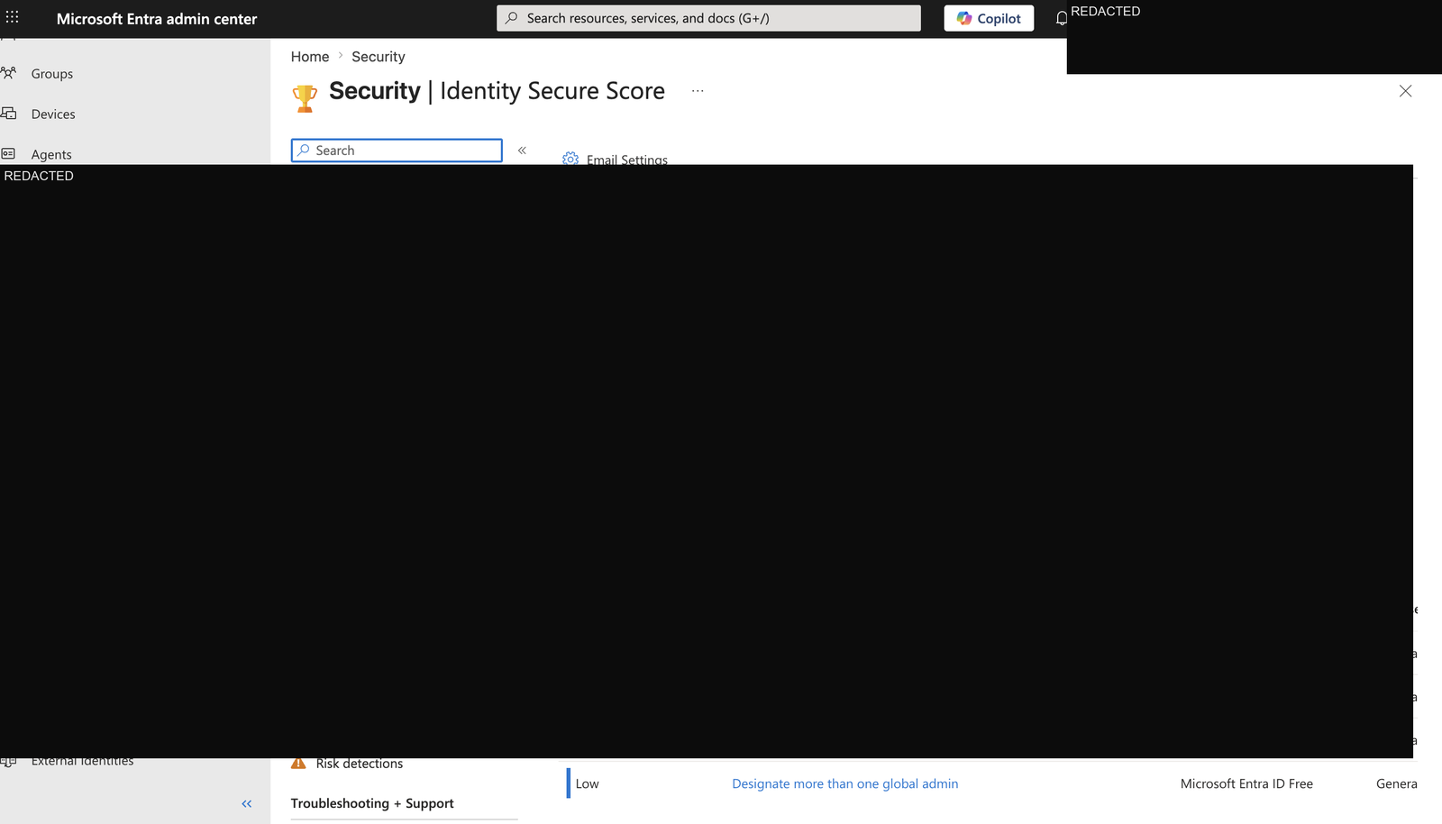Identity Secure Score