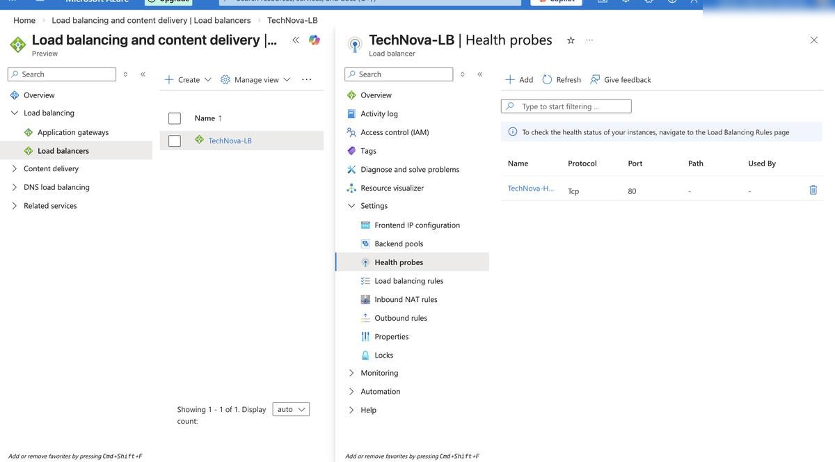 Health Probe — continuously checking VM availability