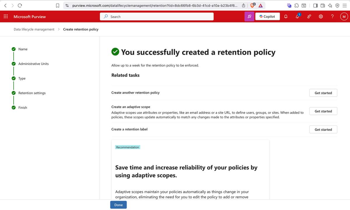 OneDrive external sharing policy — restricted to organization-only, no external access