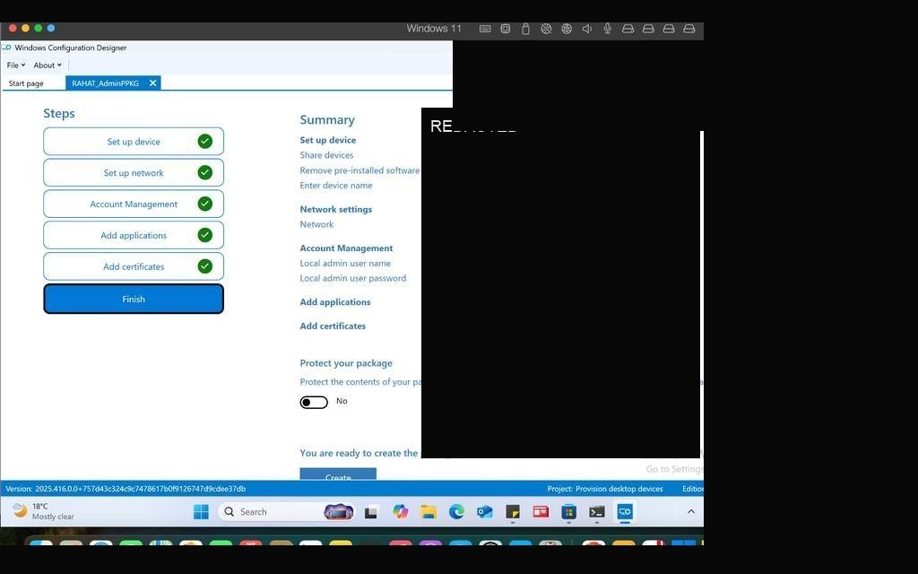 Account verified in Computer Management