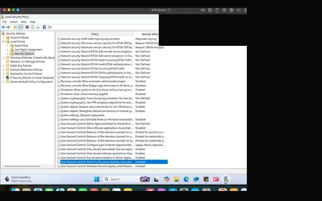 Additional UAC verification screenshot
