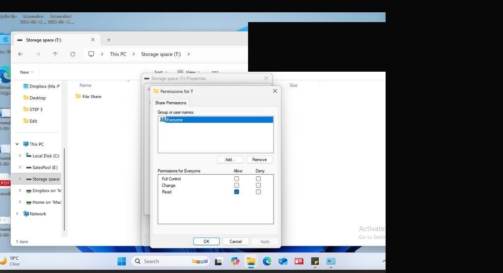 Network path verified — folder accessible via UNC path