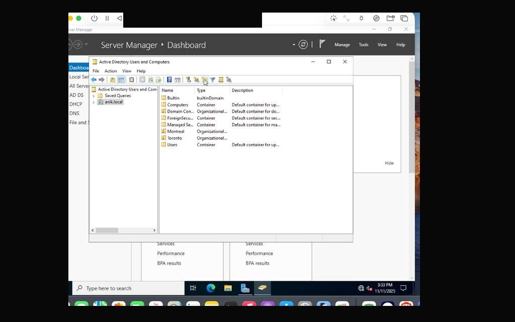 Windows Server 2022 edition selection for SRV02