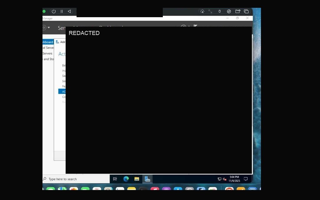 Member server renamed to lab convention — restart required