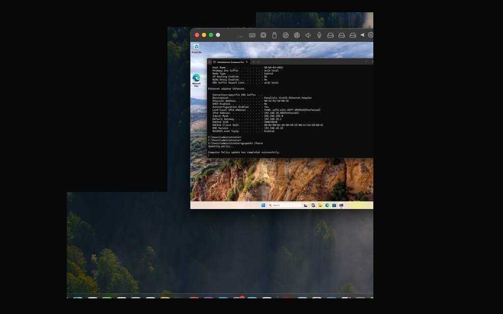 CompanyShare folder created under C:\ in the domain lab