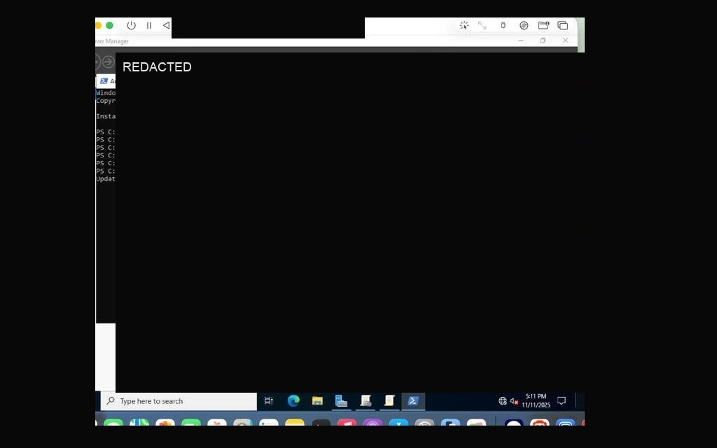 Welcome to the lab domain — domain join confirmed