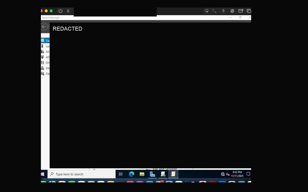 DHCP verification — ipconfig /all showing correct lease from Toronto scope